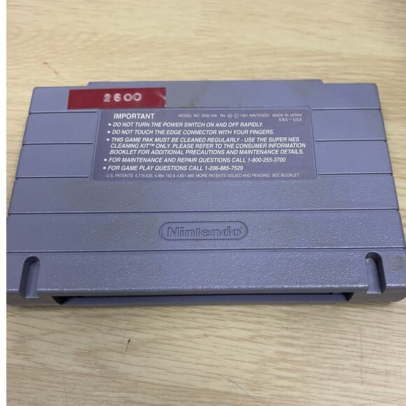 Super Nintendo SNES 1991 Paperboy 2 Game Authentic Tested - Picture 6 of 8